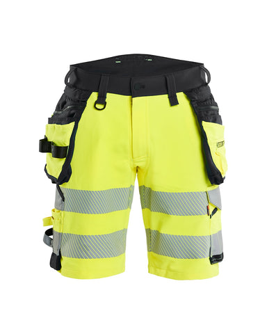 Håndverksshorts 4-veisstretch Blåkläder 1120 Hivis kl.1