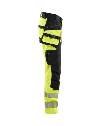 Bukse Blåkläder 4-veisstretch 1122 HiVis kl.2