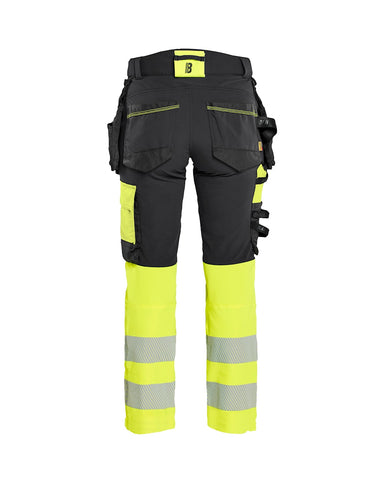 Håndverksbukse dame Blåkläder 7025 HiVis kl.1 (113647)