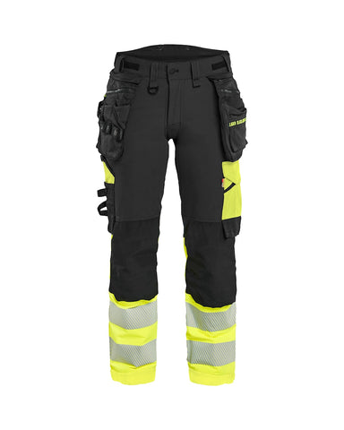 Håndverksbukse dame Blåkläder 7025 HiVis kl.1 (113647)