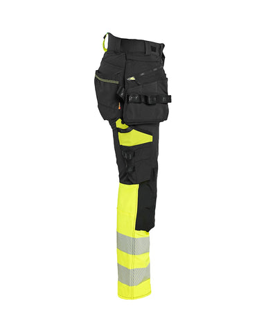 Håndverksbukse dame Blåkläder 7025 HiVis kl.1 (113647)