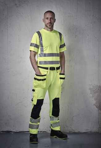 T-skjorte Jobman 5591 HiVis kl 2/3 (608181)