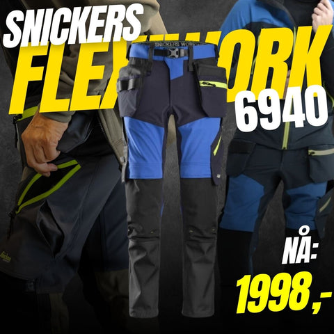 Håndverksbukse Snickers® 6940 FlexiWork (567654)