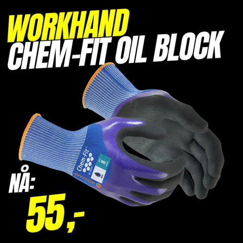 Monteringshanske Workhand® Chem-Fit Oil Block 102 (608997)