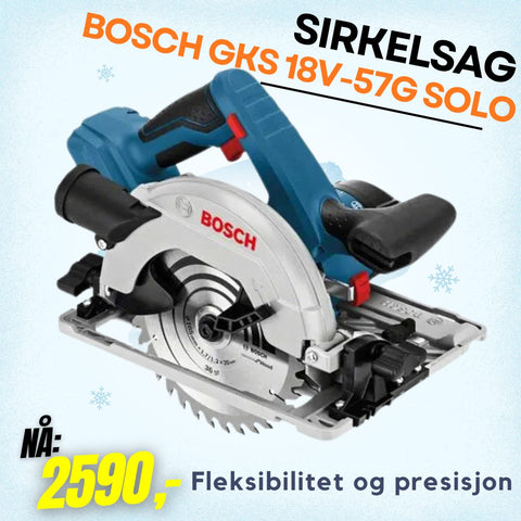 Sirkelsag Bosch GKS 18V-57G Solo