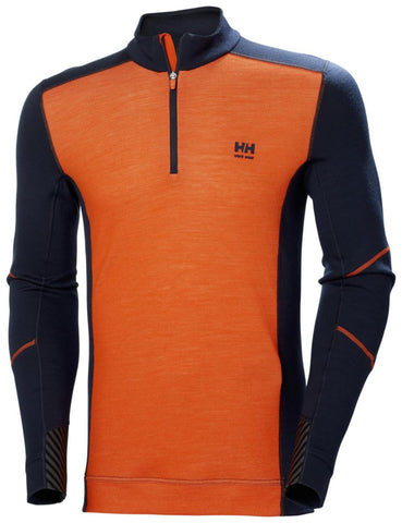 Undertrøye polo zip HH® Lifa merino (75107)