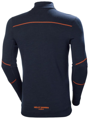 Undertrøye polo zip HH® Lifa merino (75107)