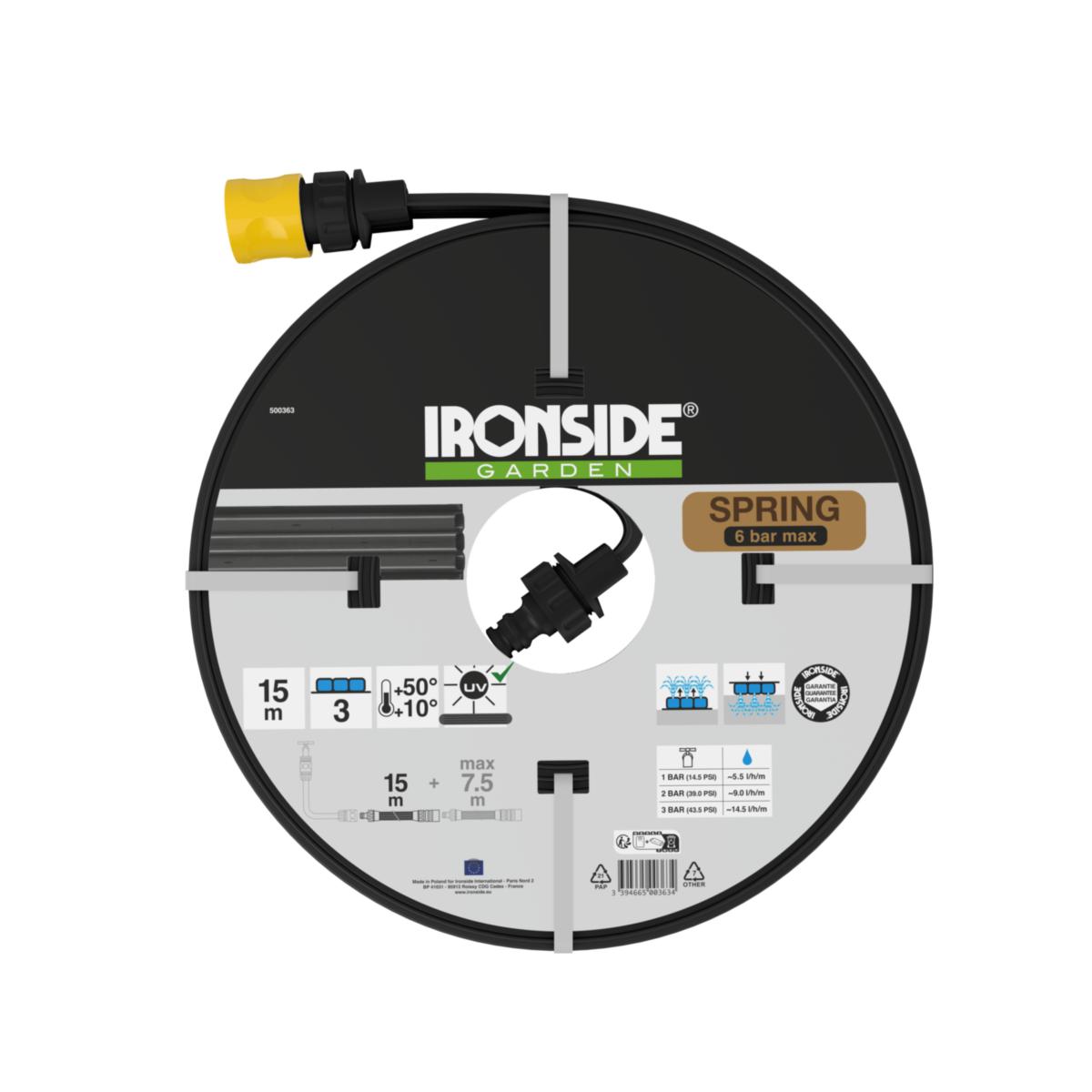 Dryppeslange Ironside 1/2 15m  (500363)