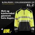 Collegegenser zip Blåkläder 3556 HiVis kl.2 (696884)