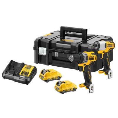 Kombipakke 12V DCK2110L2T DeWalt DCD701+DCF801 3.0Ah (546548)